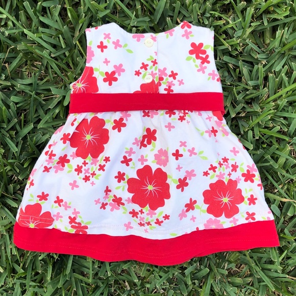 Beautiful Baby Girl Flowers Design Dress Size 3-6M - Picture 3 of 4